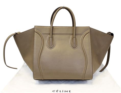 celine luggage phantom taupe|Celine luggage tote sizes.